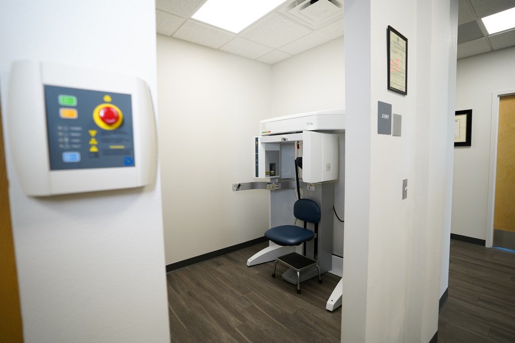 Dental x-ray machine room