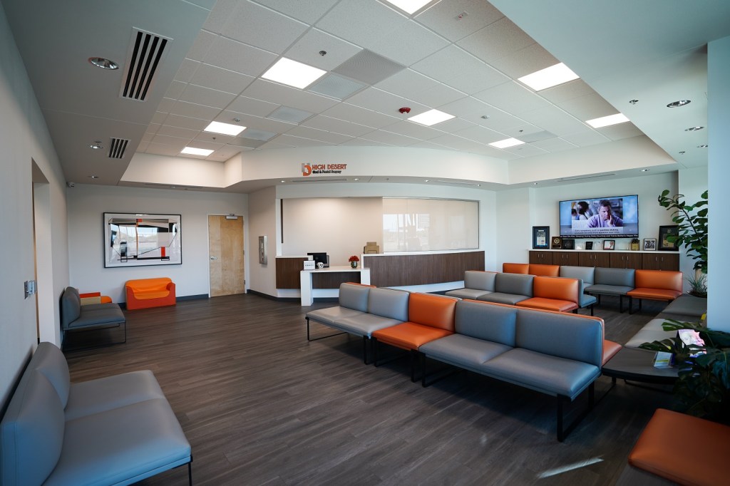 High Desert Oral and Facial Surgery waiting room